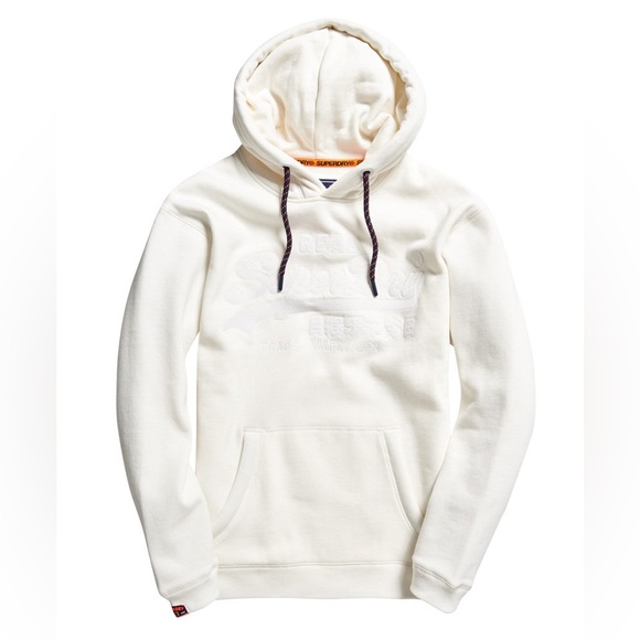 SuperDry Vintage Logo Applique Hoodie Men Large - Picture 3 of 16